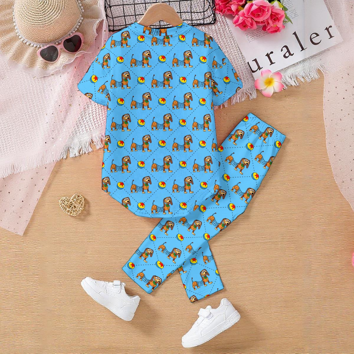 Slinky Kids' Casual Top and Pants Set