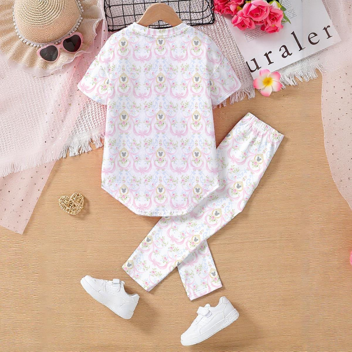Grandmillenial Garland Kids' Casual Top and Pants Set