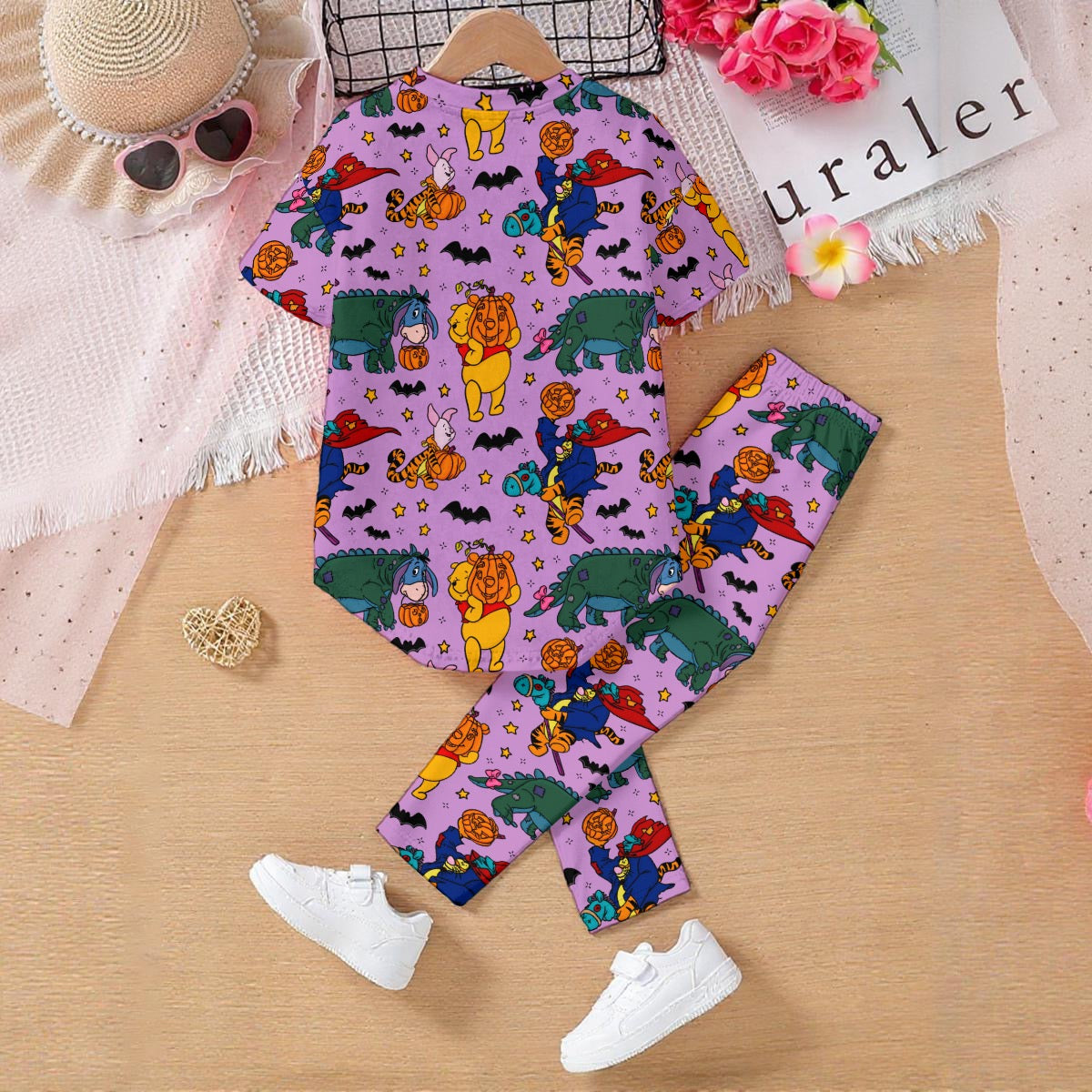 Halloween Winnie Kids' Casual Top and Pants Set