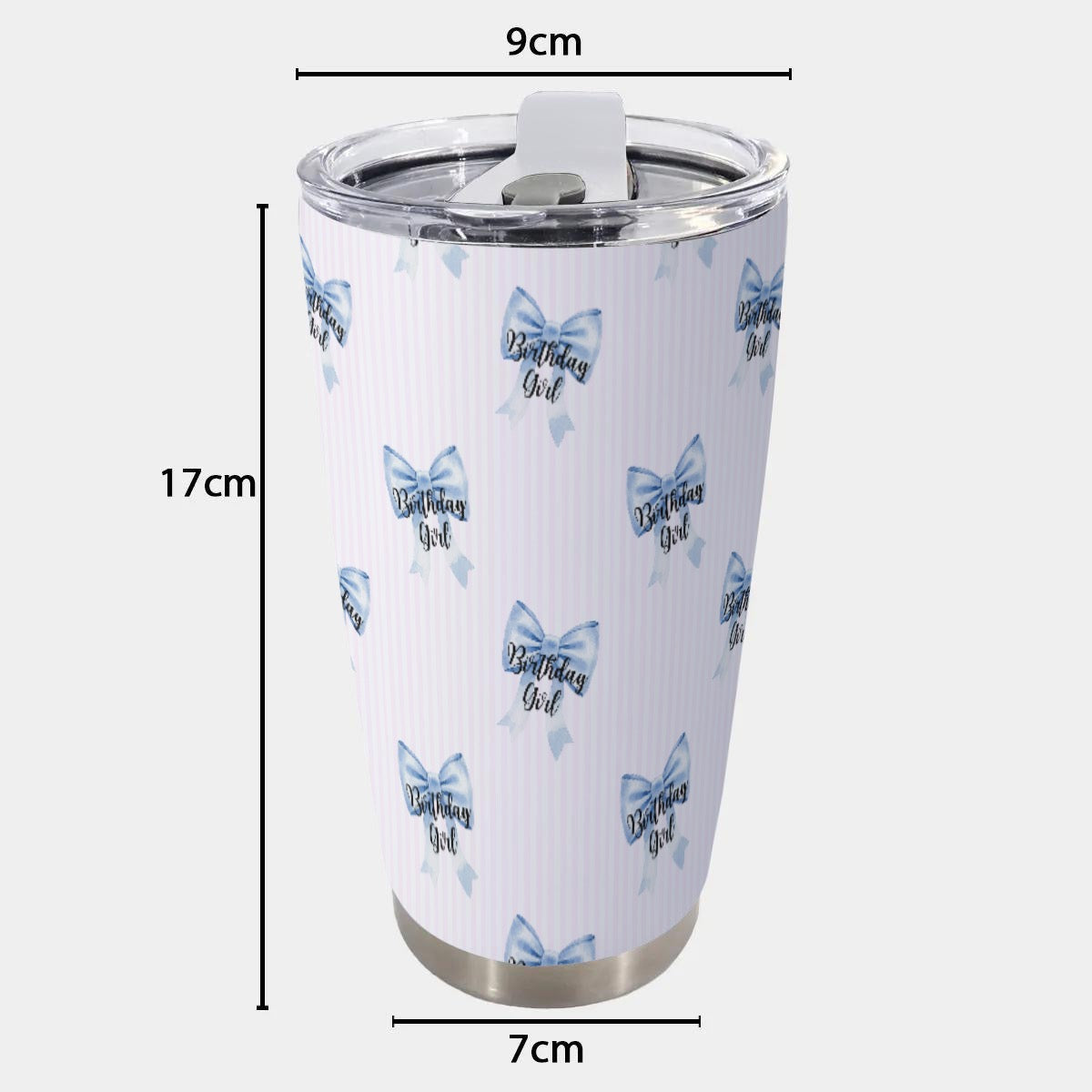 Birthday Girl Bow Tumbler 20oz
