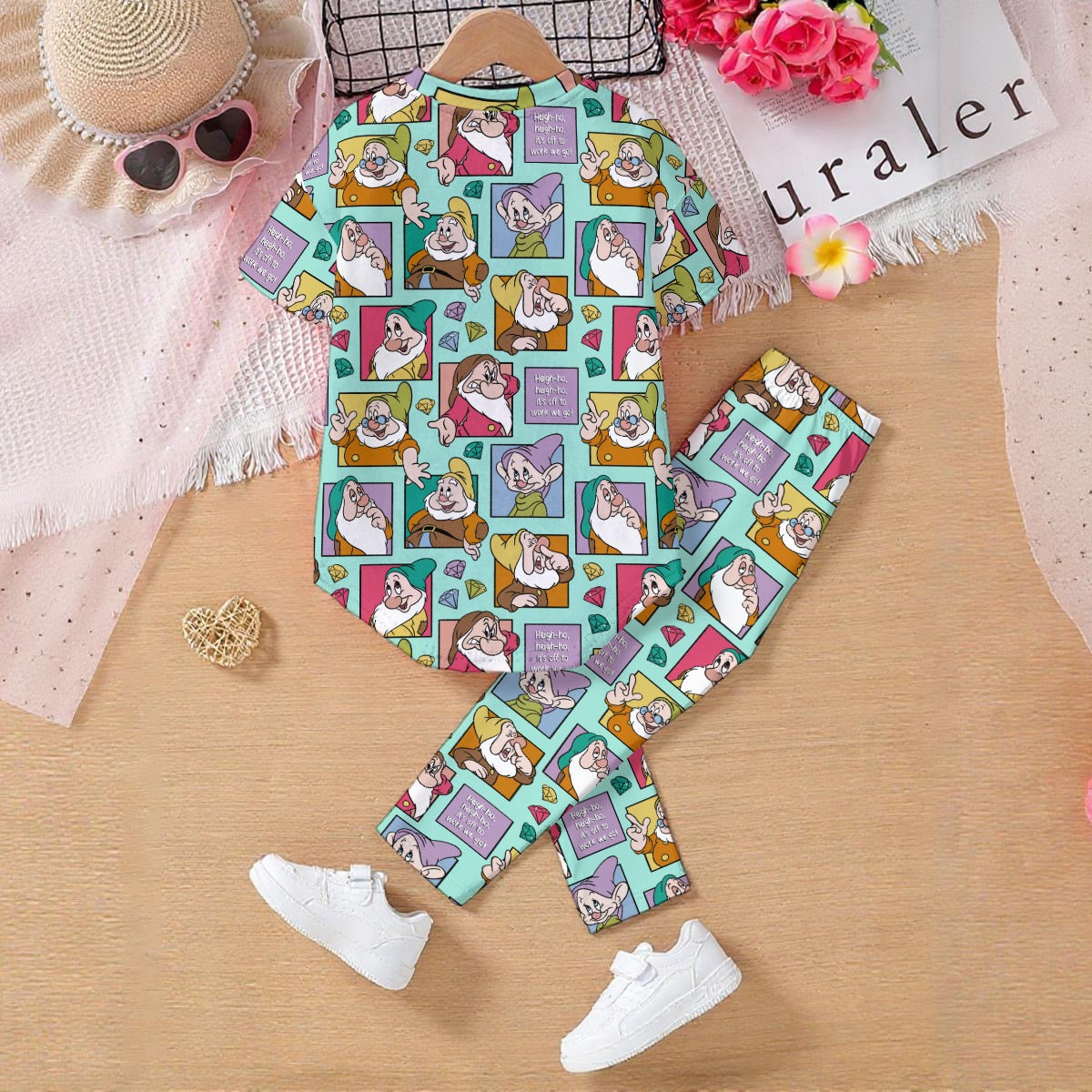 Mining Friends Kids' Casual Top and Pants Set