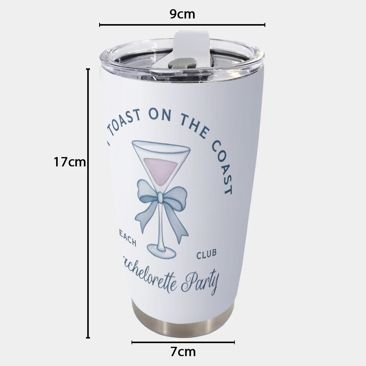 Last Toast on the Coast Tumbler 20oz