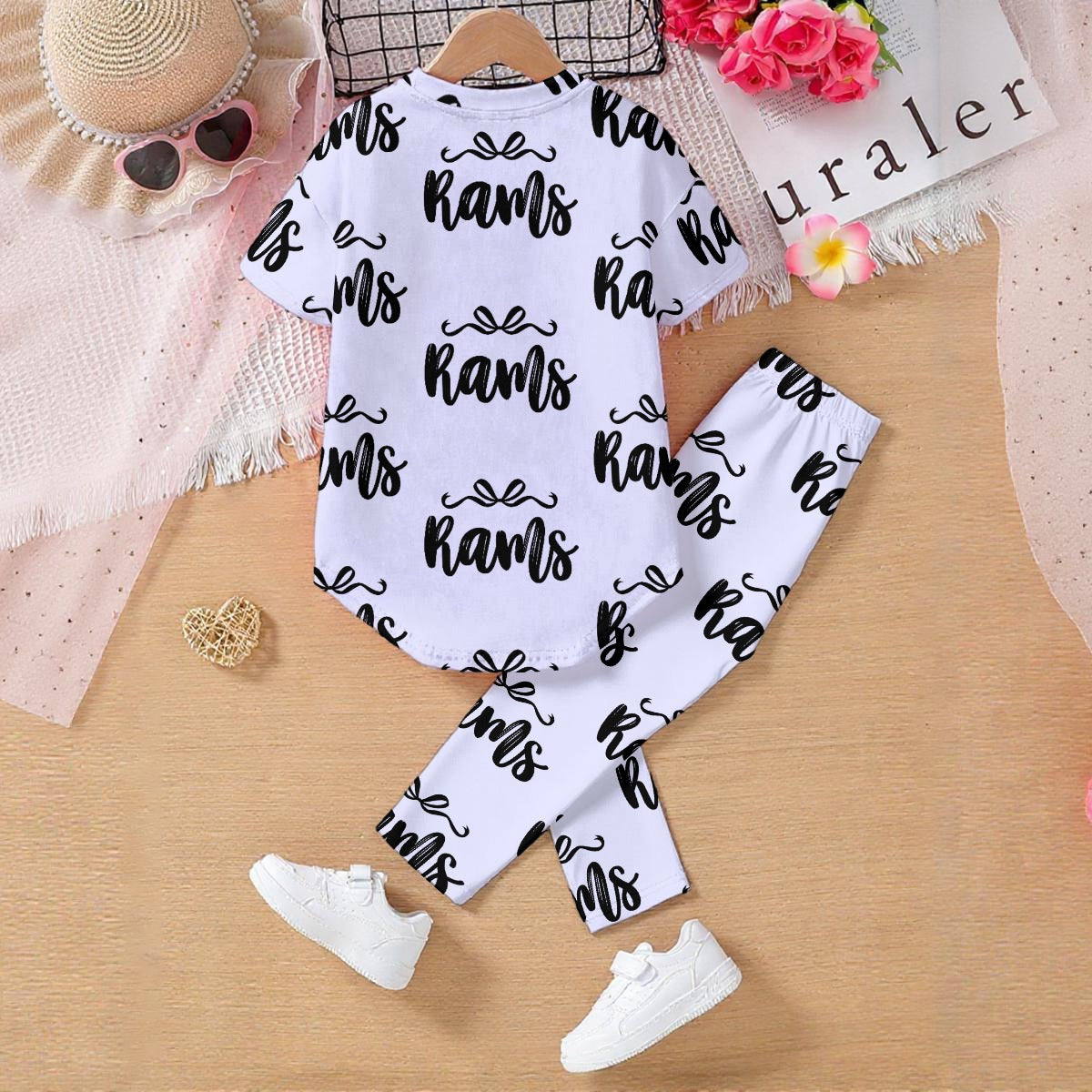 Rams Kids' Casual Top and Pants Set