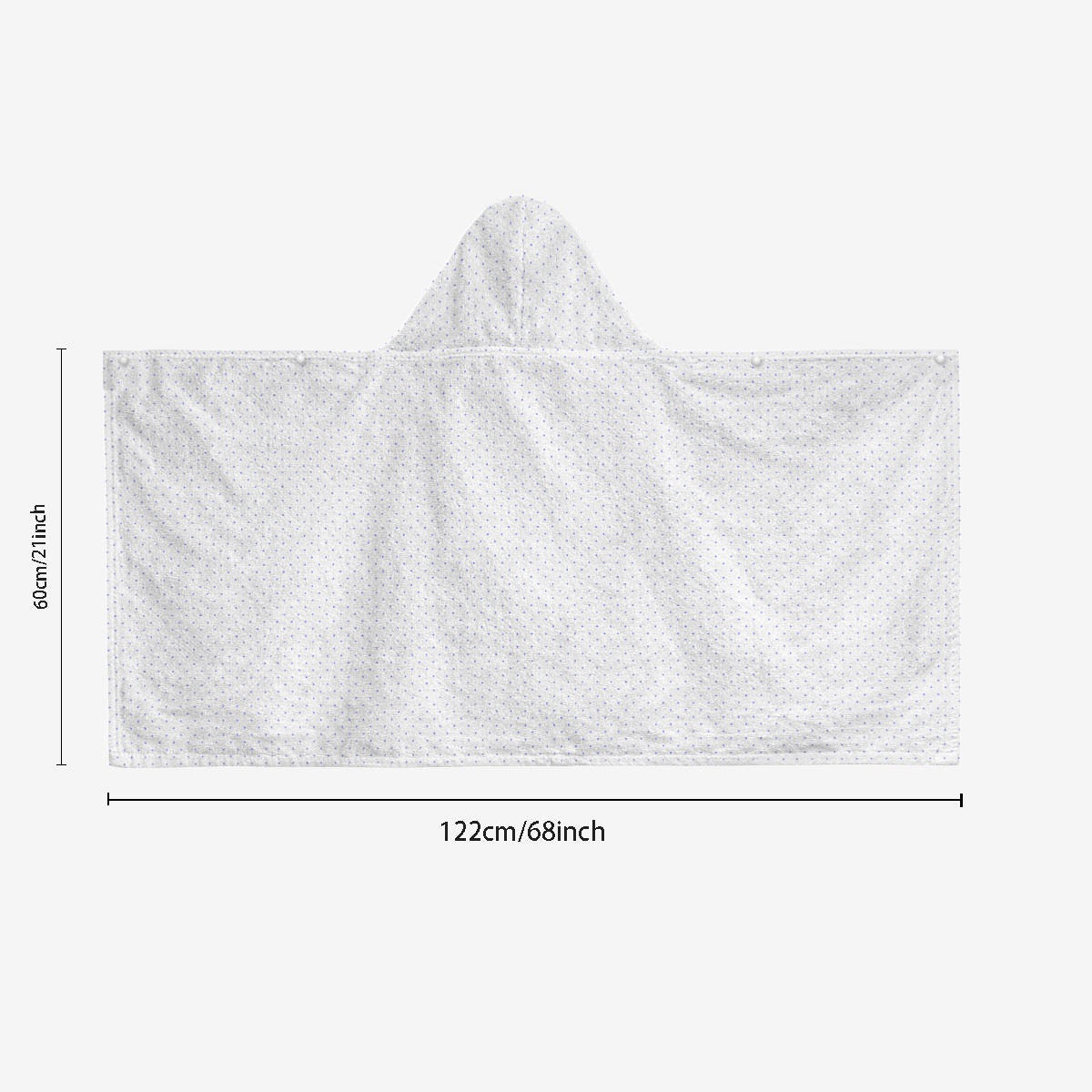 Charlotte Dot Kids Hooded Towel Poncho