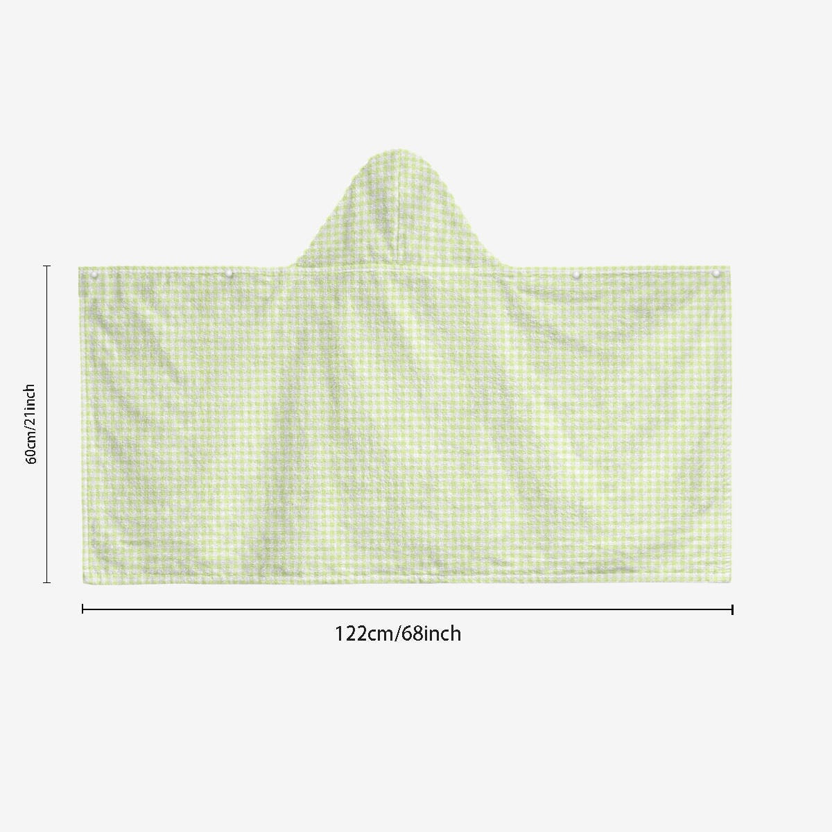 Coco Gingham Kids Hooded Towel Poncho