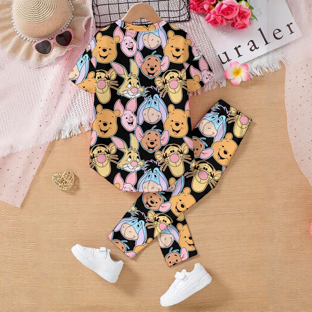 Winnie & Friends Kids' Casual Top and Pants Set
