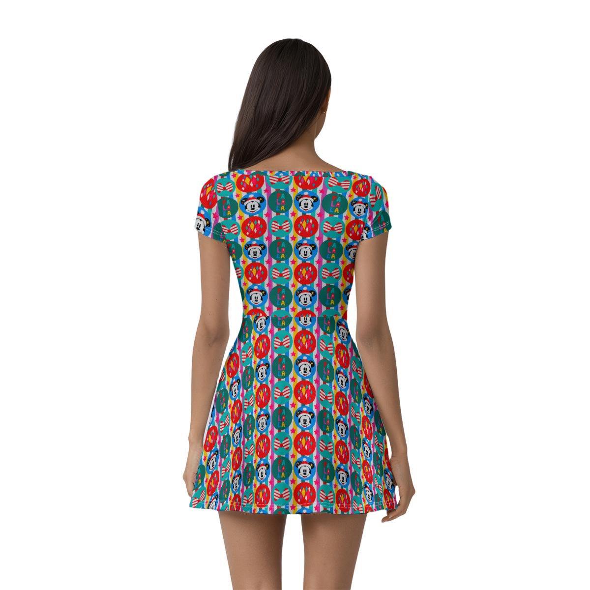 Christmas Icons Women’s Athletic Dress With Built‑In Shorts