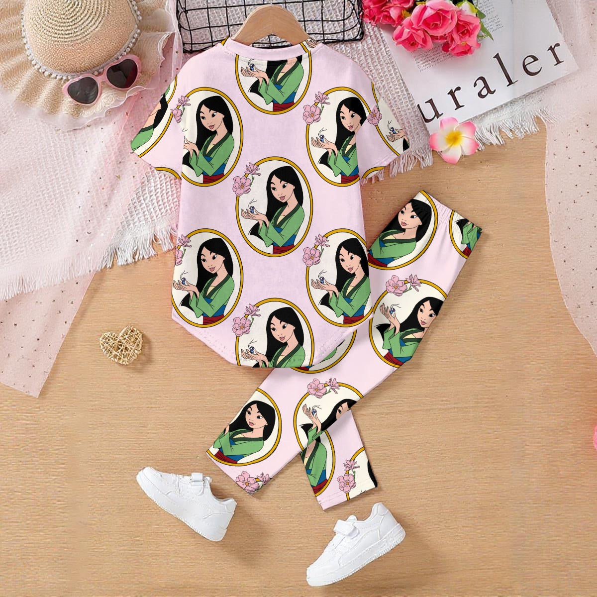 Honorable Princess Frames Kids' Casual Top and Pants Set
