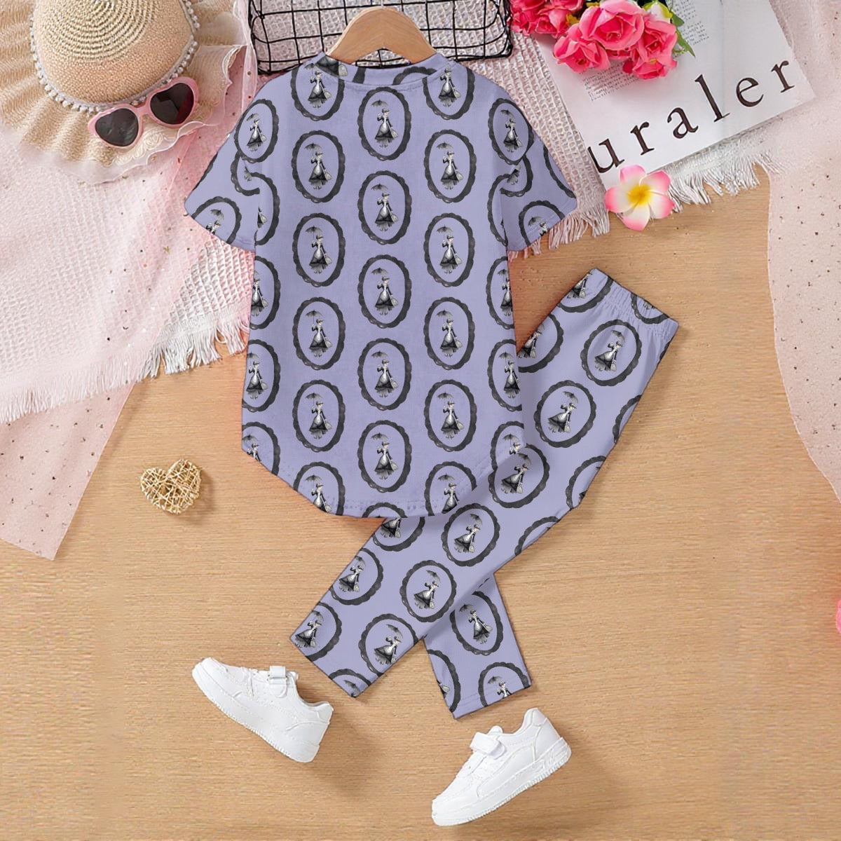 Mary Frame Kids' Casual Top and Pants Set