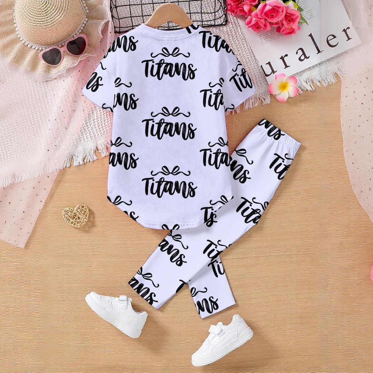 Titans Kids' Casual Top and Pants Set