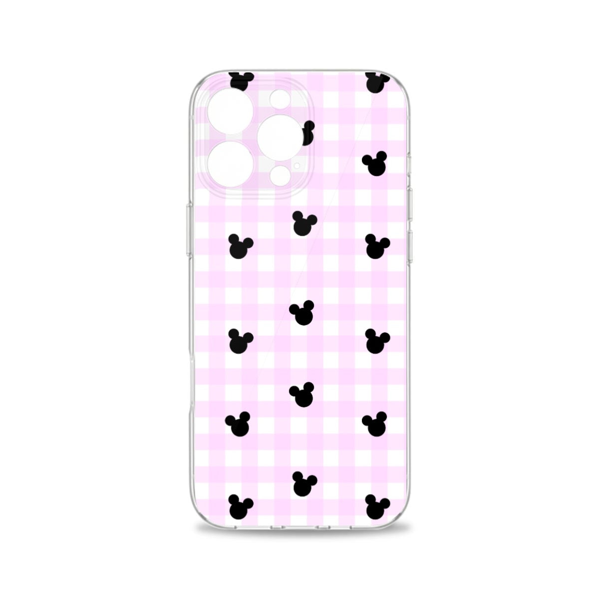 Bright Pink Gingham iPhone 16 Series Mobile Phone Case