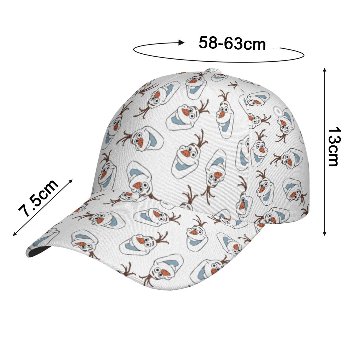 Snowman Peaked Cap