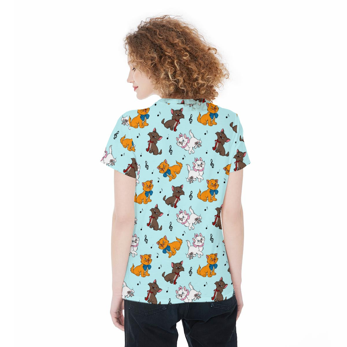 Aqua Cats Women‘s t-Shirt|210GSM