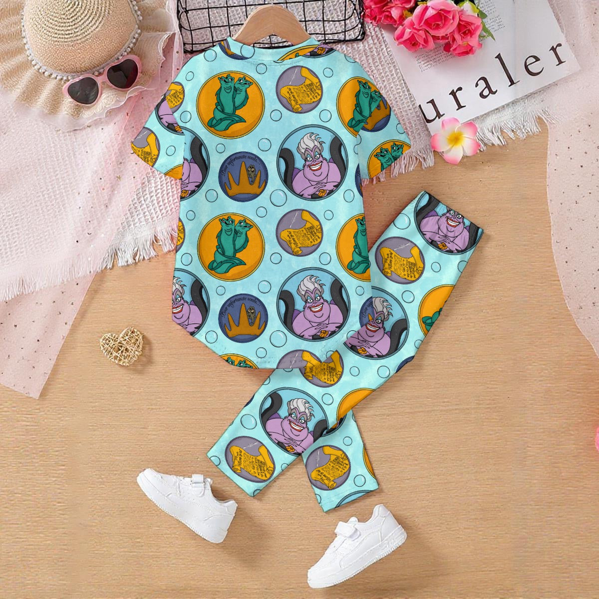 Sea Witch Kids' Casual Top and Pants Set