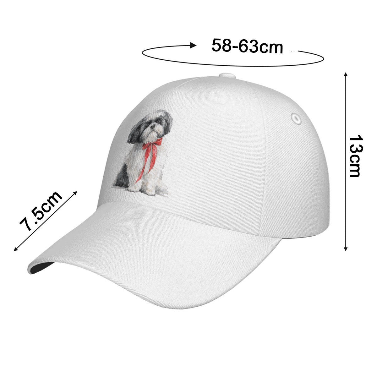 Shih Tzu Peaked Cap