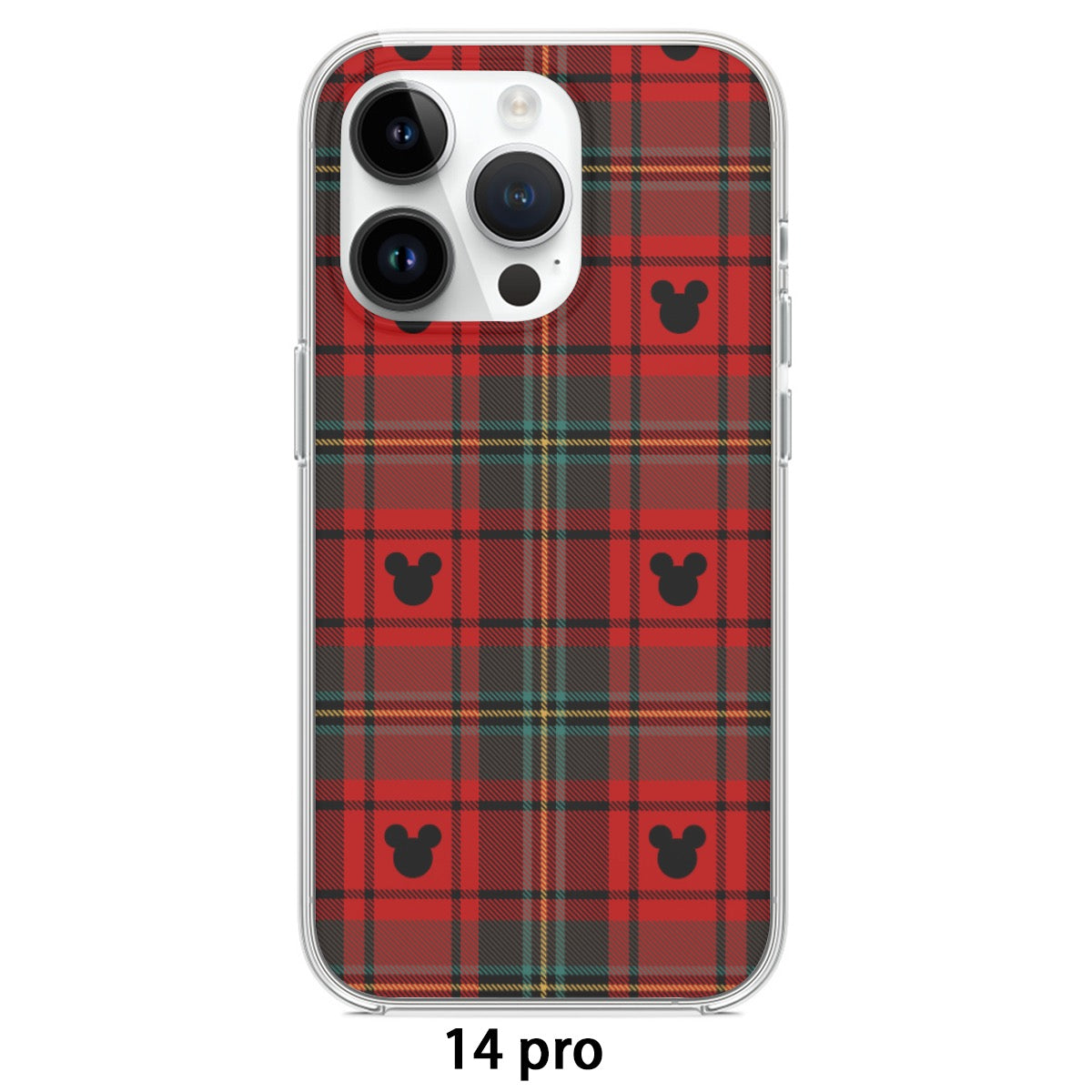 Christmas Plaid MM iPhone 14 15 Series Mobile Phone Case