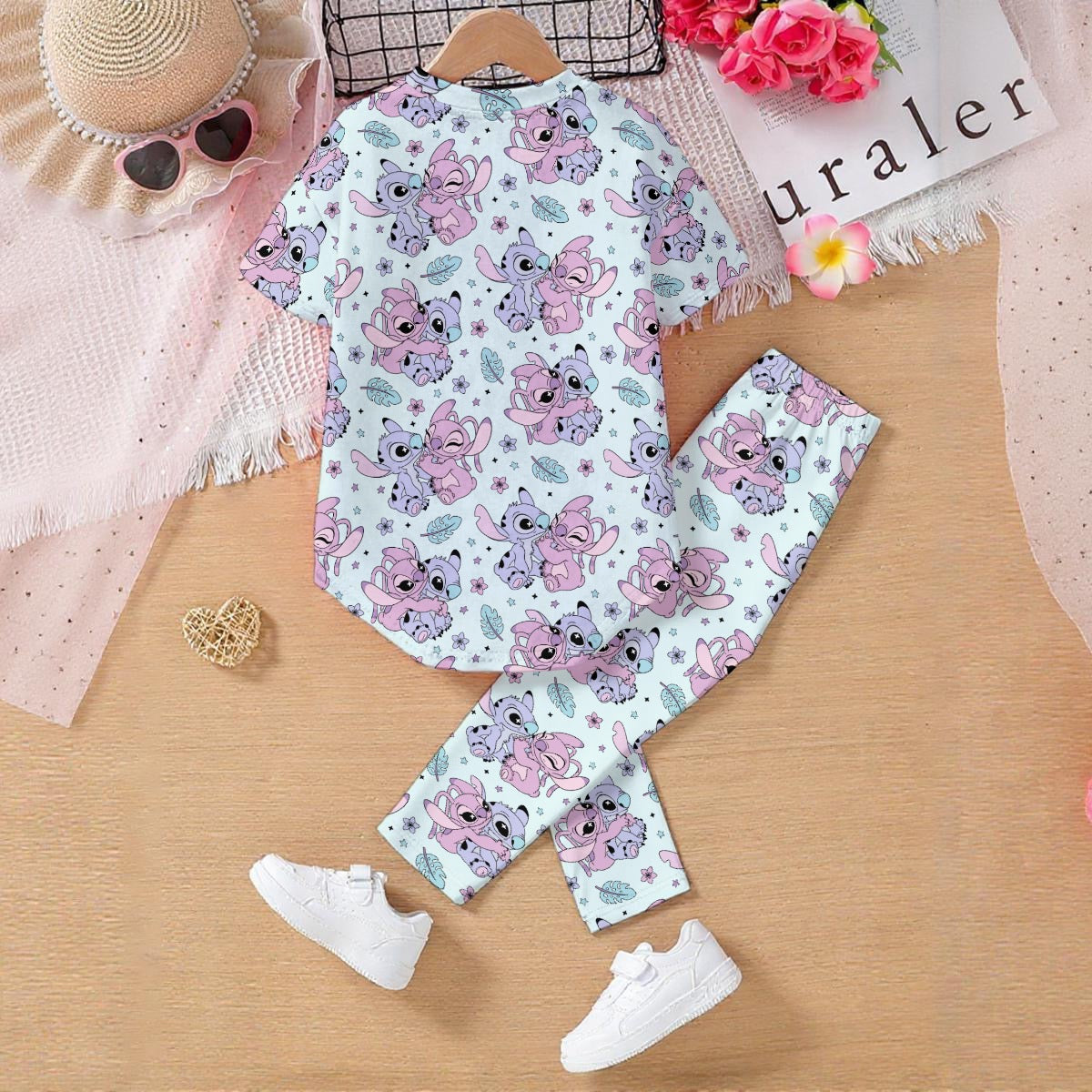 Alien Friends Kids' Casual Top and Pants Set