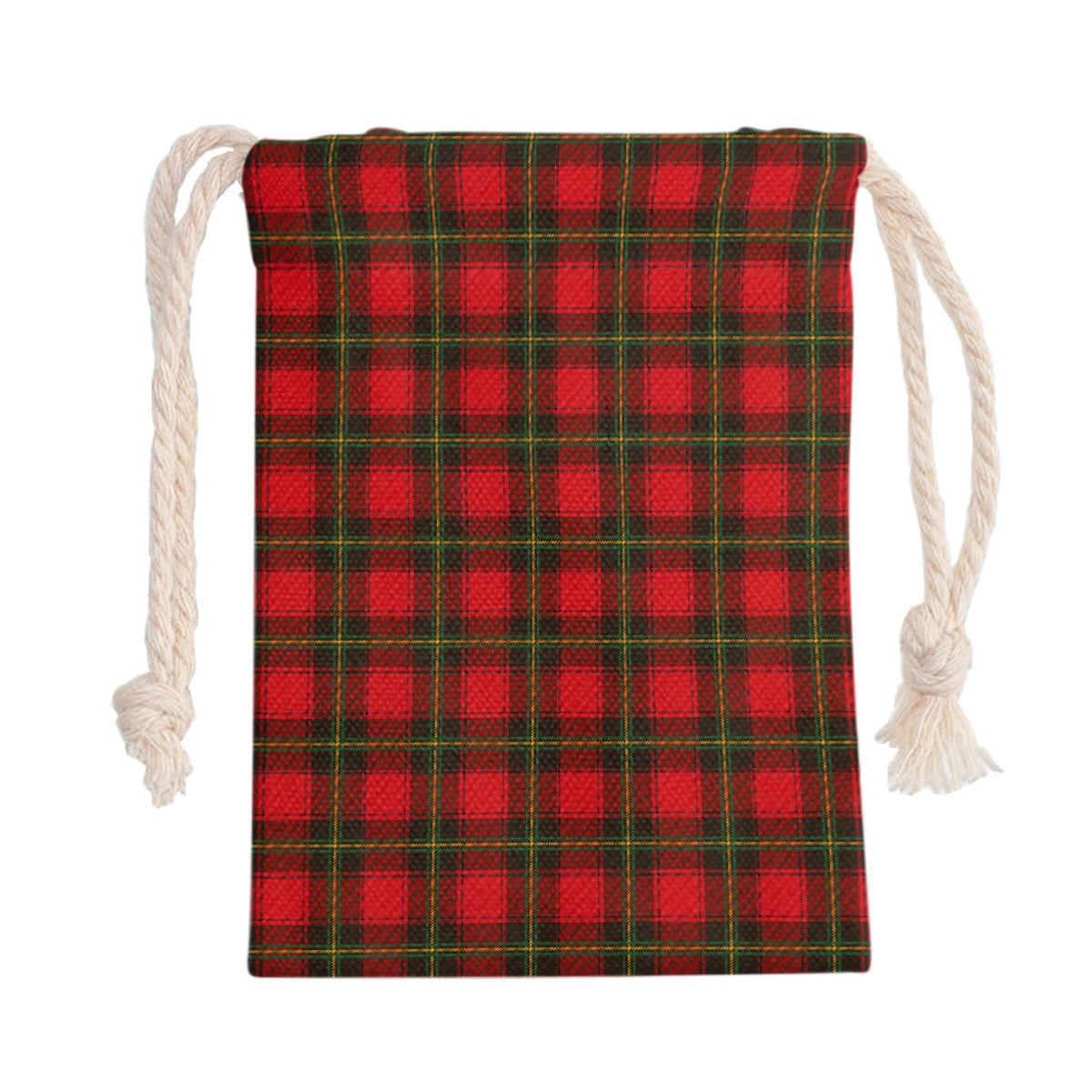 Classic Christmas Plaid Christmas Sack