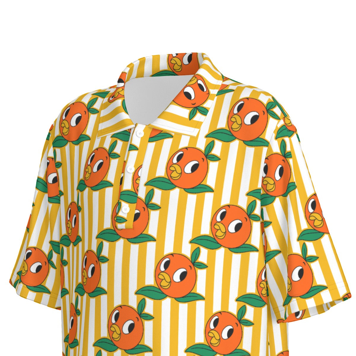 Striped Birdie Polo Collar Jersey