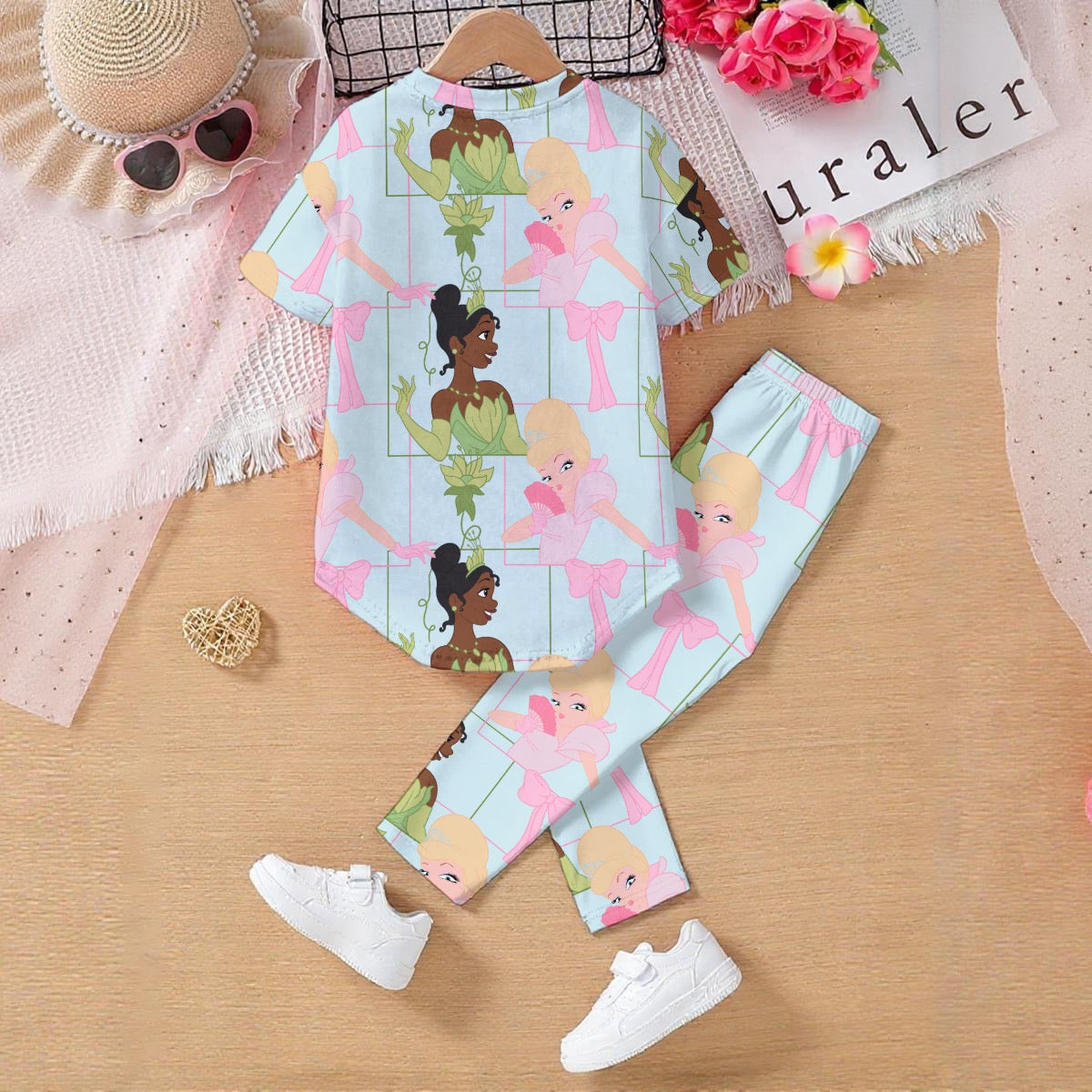 Tia & Charlie Kids' Casual Top and Pants Set