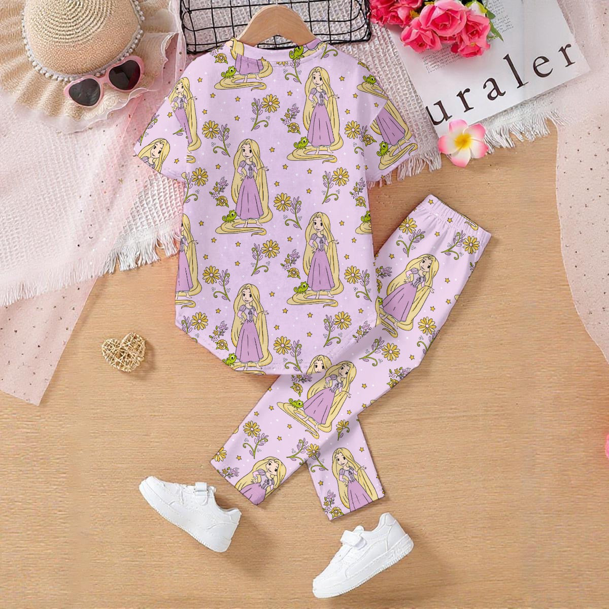 The Tower Princess Kids' Casual Top and Pants Set