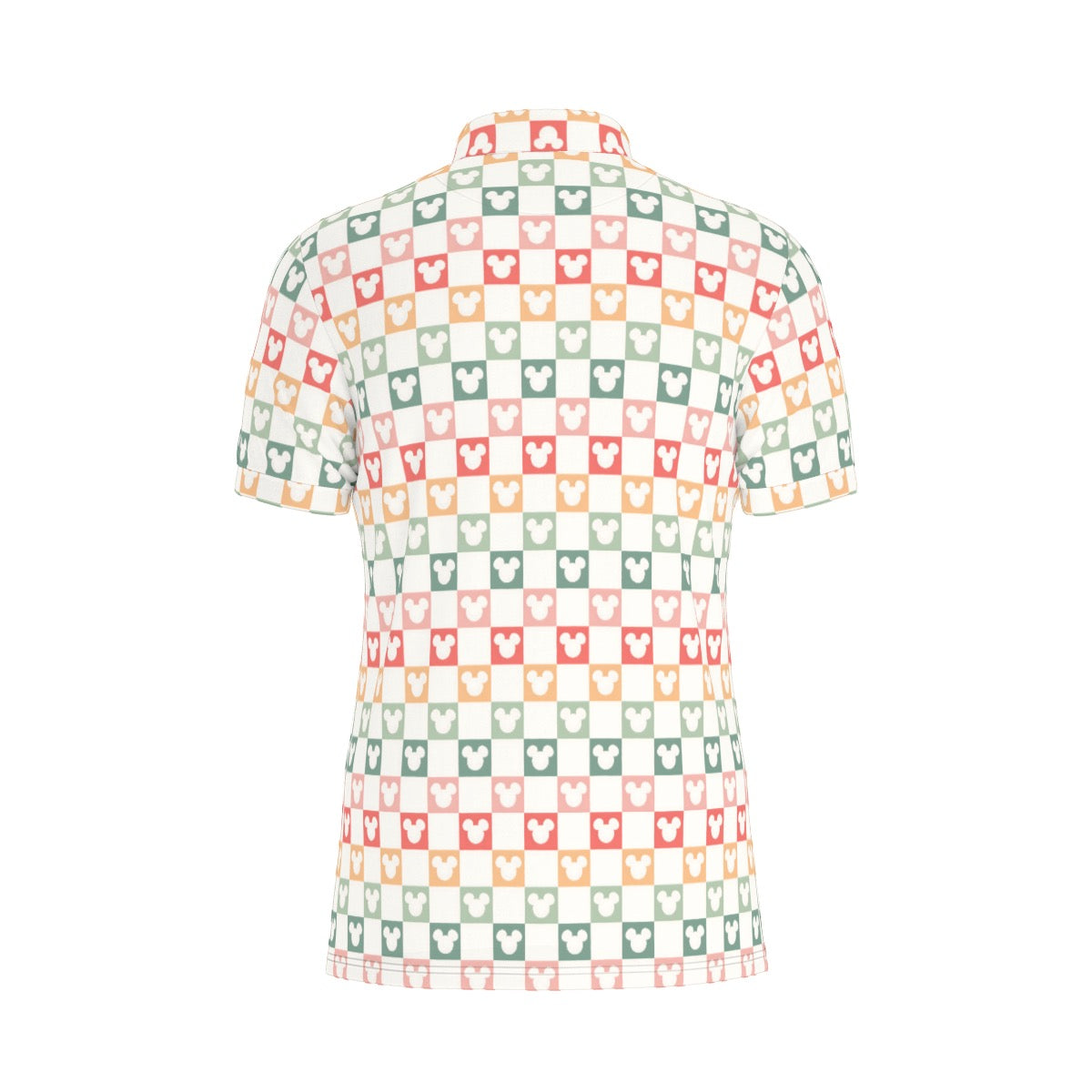 Colorful Check MM Men's Stretch Collar Polo Shirt