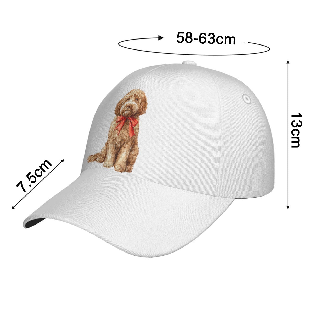 Goldendoodle Peaked Cap