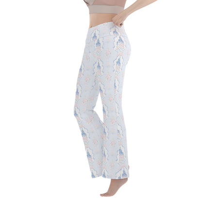 Grandmillenial Castle Women's Flare Yoga Pants