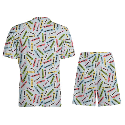Crayons Children's Sports T-Shirt Set