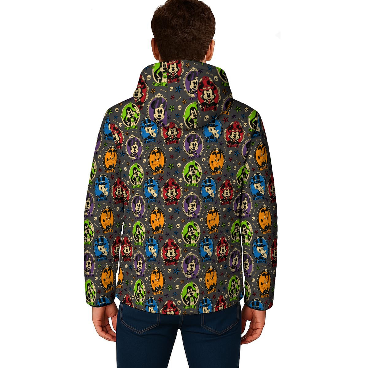 Not So Spooky Cameos Unisex Warm Hooded Jacket