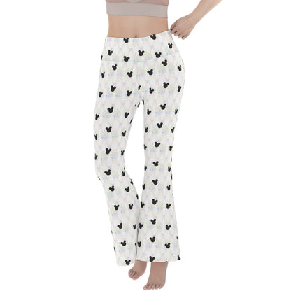 Floral Trellis Women's Flare Yoga Pants
