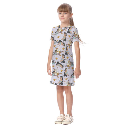 Jasmine Kid's Short Sleeve Dress