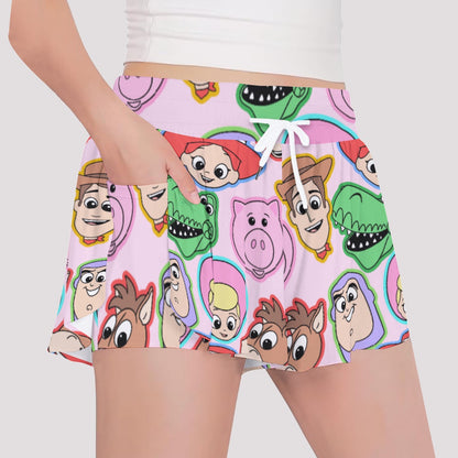 Pink Toys Girls' Sports Culottes