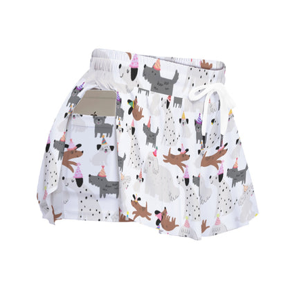 Party Pups Women's Sport Skorts With Pocket