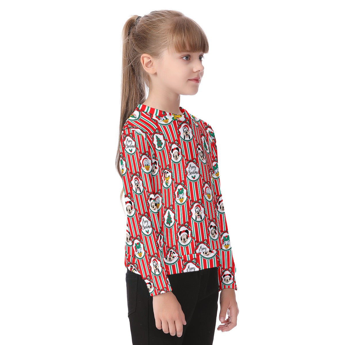 Classic Christmas Frames Kid's Sweater
