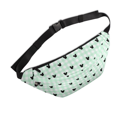 Green Gingham Fanny Bag