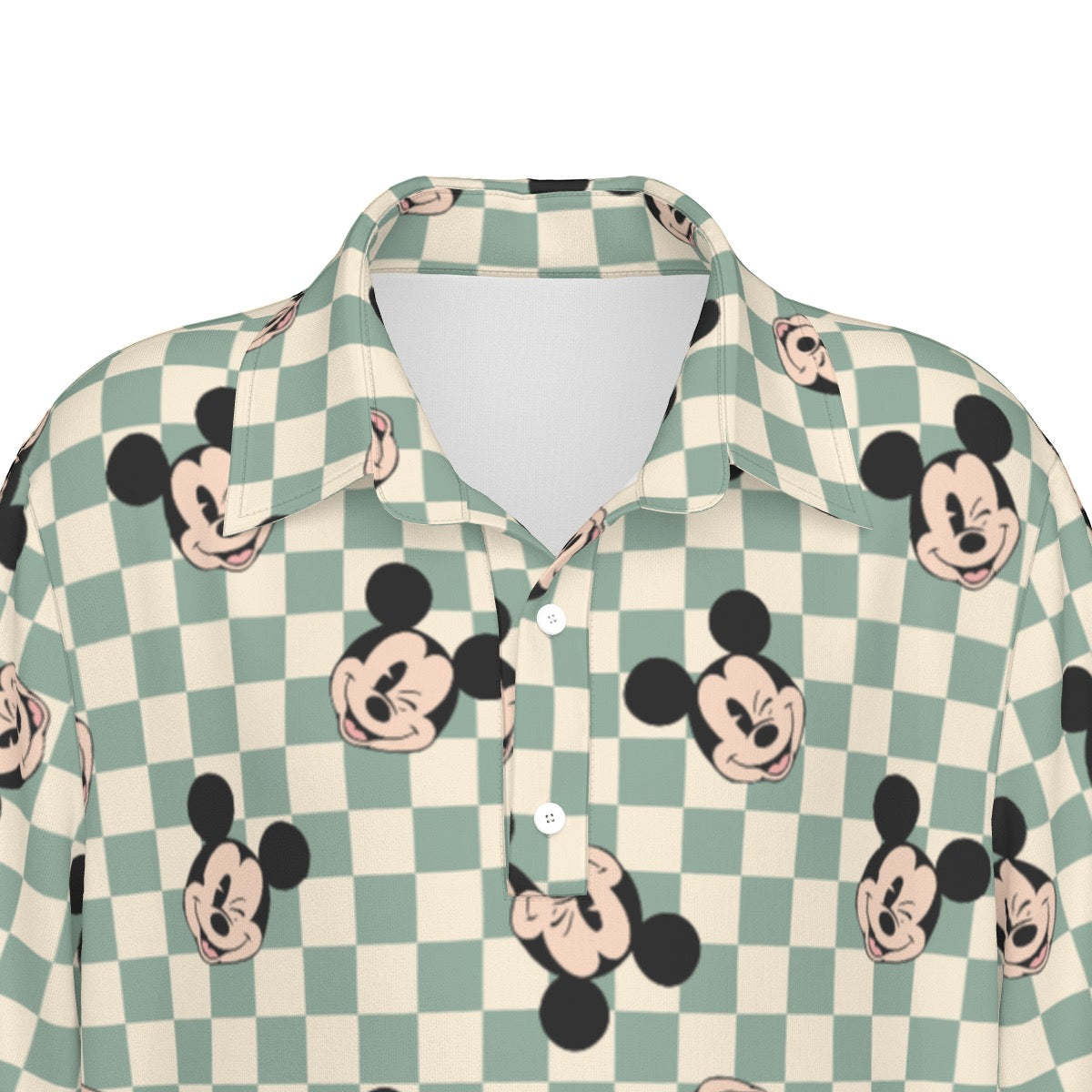 Checkered MM Polo Collar Jersey |210GSM