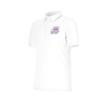 Friendly Aliens Men's Stretch Collar Polo Shirt