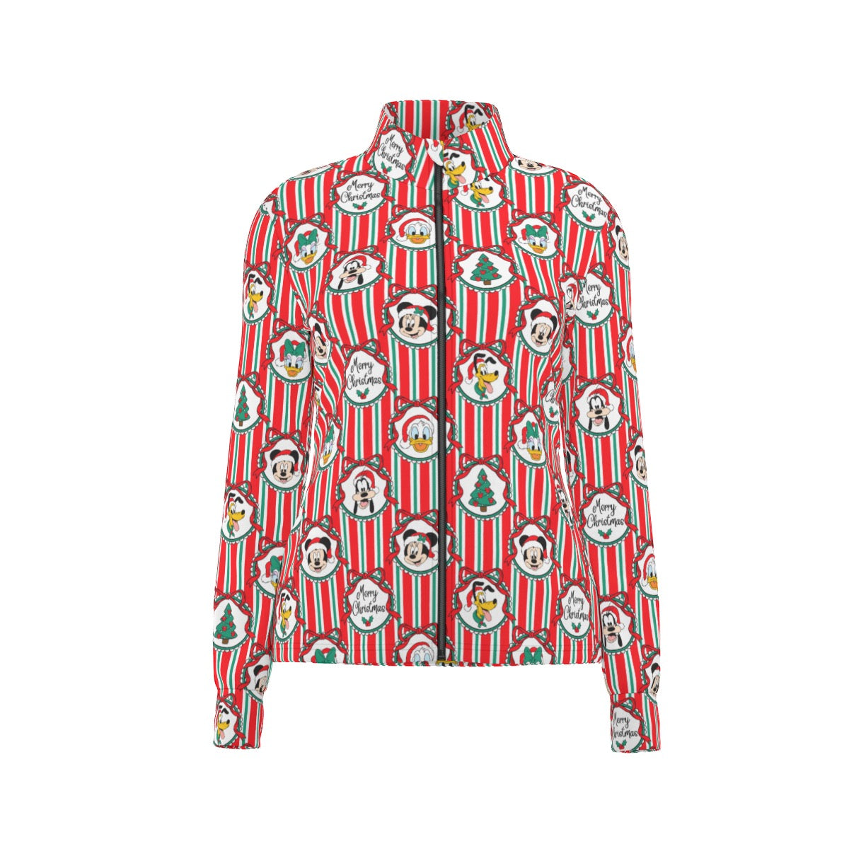 Classic Christmas Frames Women's Long Sleeve Thumbhole Jacket