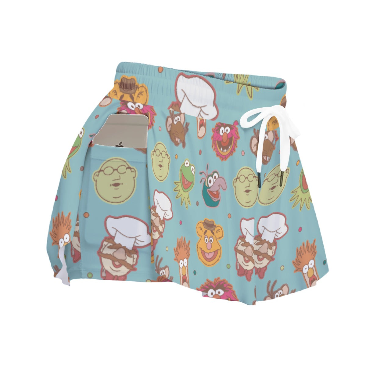 Puppet Faces Women's Sport Skorts With Pocket