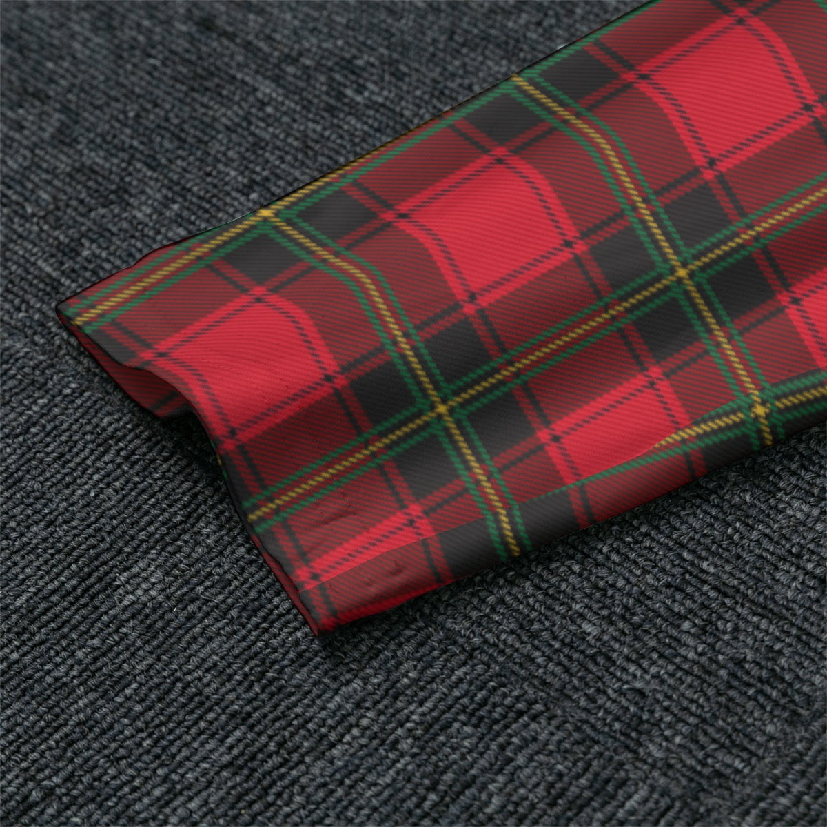 Classic Christmas Plaid Men's Raglan Sleeve Pajamas