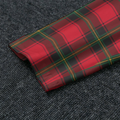 Classic Christmas Plaid Men's Raglan Sleeve Pajamas