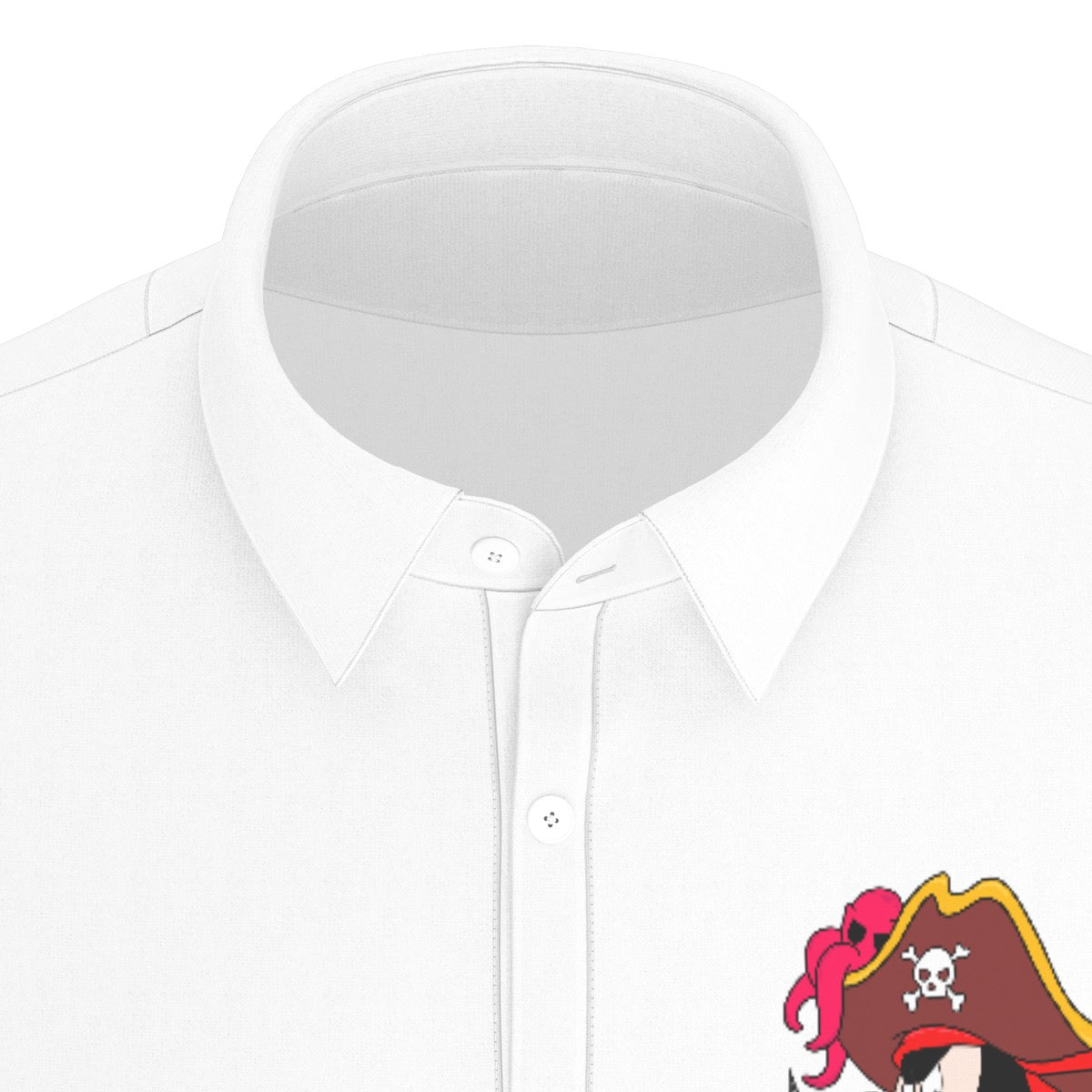 Pirate MM Men's Stretch Collar Polo Shirt