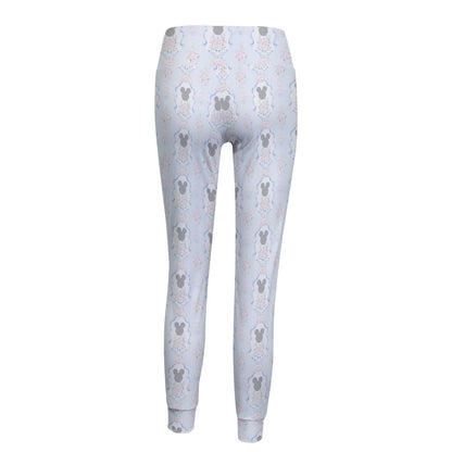 Blue Grandmillenial Women's Yoga Pants