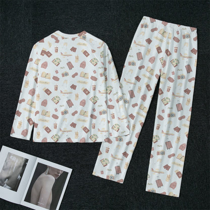 Honeymoon Women's Raglan Sleeve Pajamas With Wide Ankles