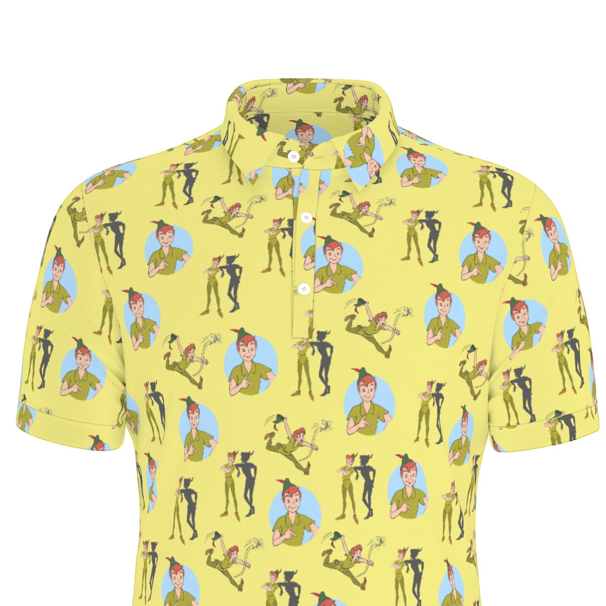 Peter & Shadow Men's Stretch Collar Polo Shirt