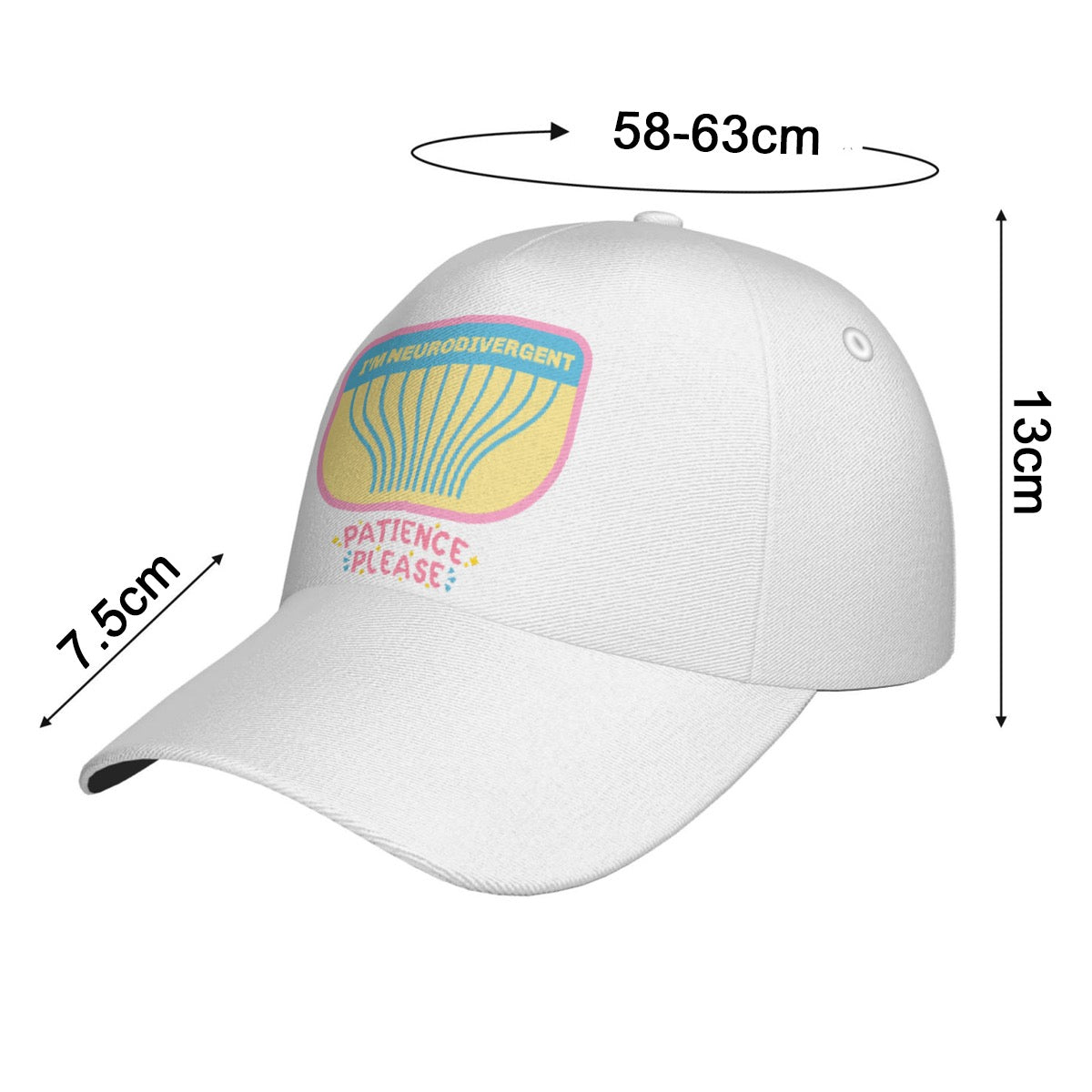 Neurodivergent Peaked Cap