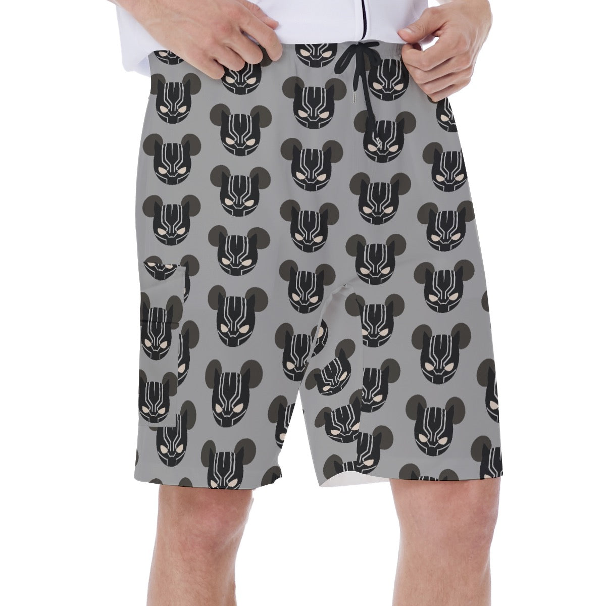 Panther Men's Beach Shorts With Side Pocket