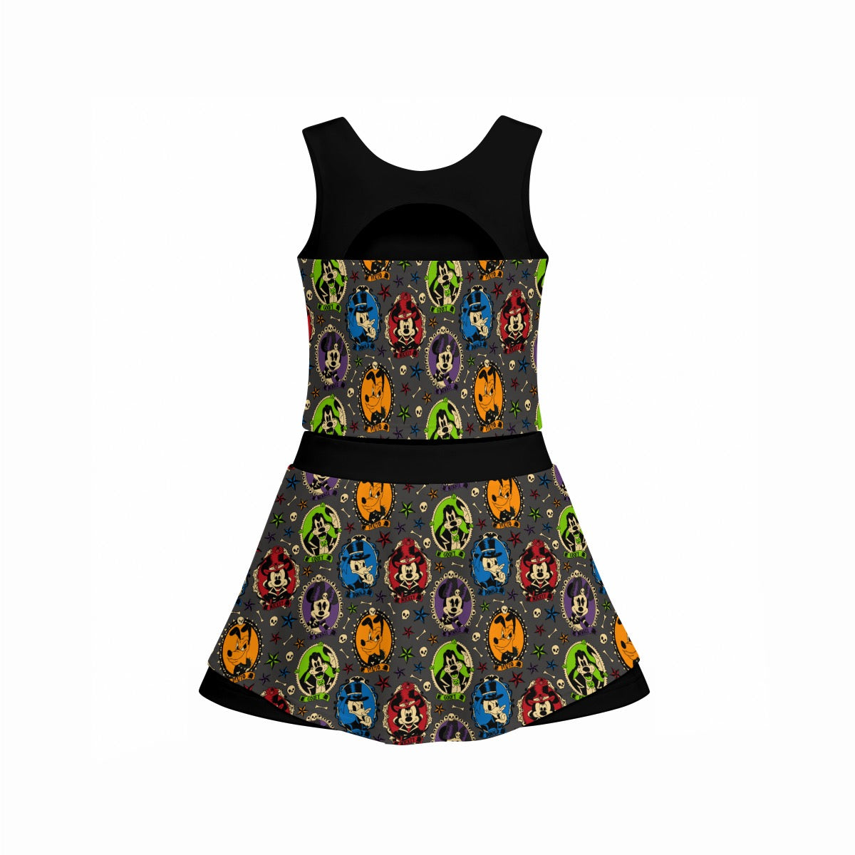 Not So Scary Cameos Women's Sports Tank & Skort Set