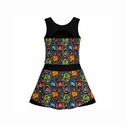 Not So Scary Cameos Women's Sports Tank & Skort Set